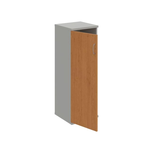 Stabiles L-Regal, 40 x 115,2 x 40 cm, Erle/Grau