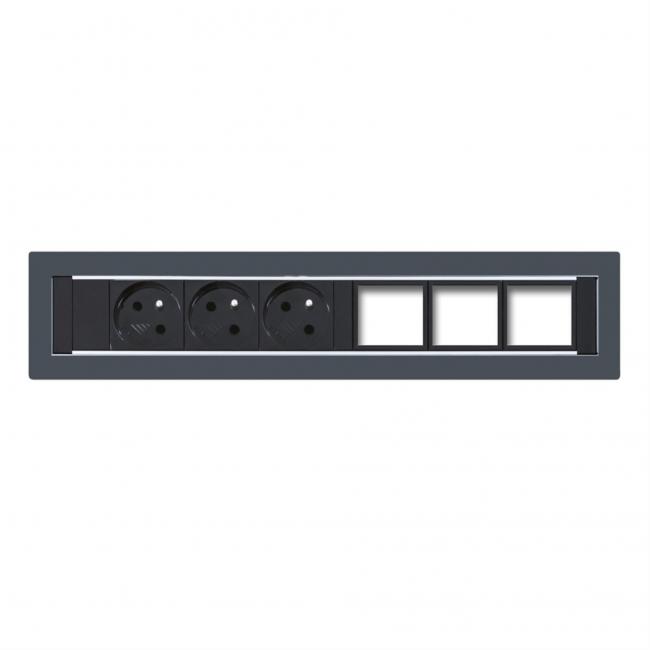 Konfigurierbares Festpaneel KPP 6, schwarz