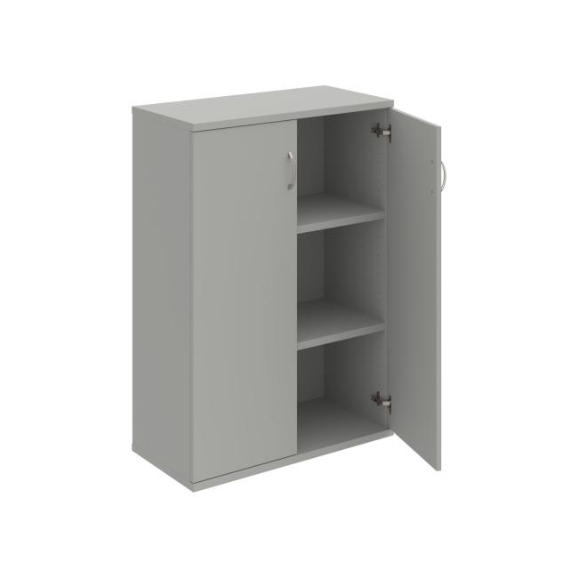 Stabiles Regal, 80 x 115,2 x 40 cm, grau/grau