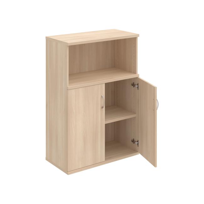 Stabiles Regal, 80 x 115,2 x 40 cm, Akazie/Akazie