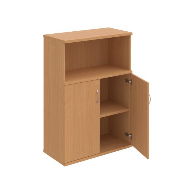 Stabiles Regal, 80 x 115,2 x 40 cm, Buche/Buche