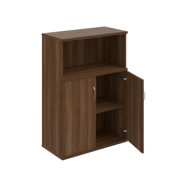Stabiles Regal, 80 x 115,2 x 40 cm, Nussbaum/Nussbaum