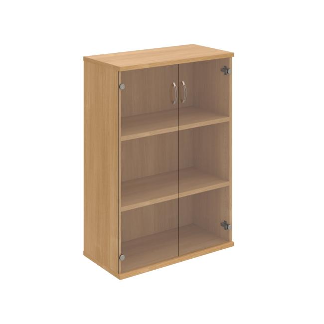 Stabiler Regalschrank, 80 x 115,2 x 40 cm, Eiche