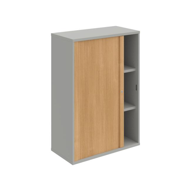 Regalschrank Strong L, 80x115,2x40 cm, Eiche/Grau