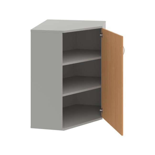 Regalsystem Strong P, 80x115,2x40 cm, Buche/Grau