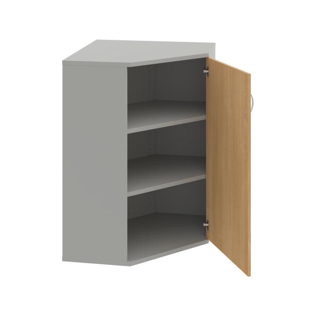 Regalschrank P Strong, 80x115,2x40 cm, Eiche/Grau