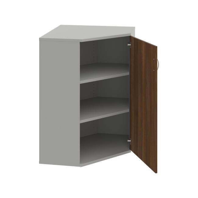 Regalsystem Strong P, 80x115,2x40 cm, Walnuss/Grau