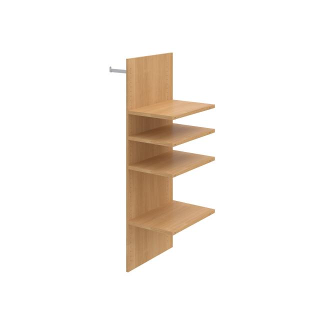 [ON390104] Kleiderschrankeinsatz Strong, für Kleiderschränke mit einer Höhe von 192 cm, Eiche