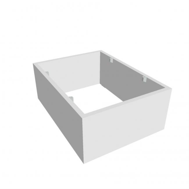 Hobis Containerfuß, weiß/weiß
