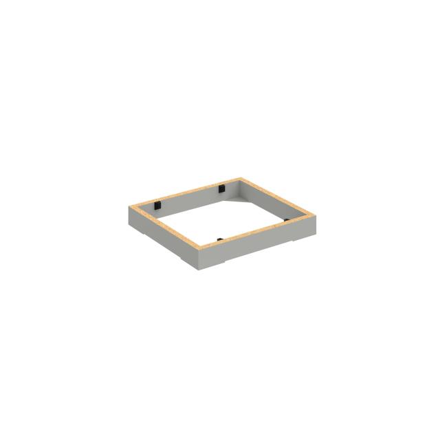 [ON400407] Stabiler Schranksockel, 40 x 5 x 36 cm, grau