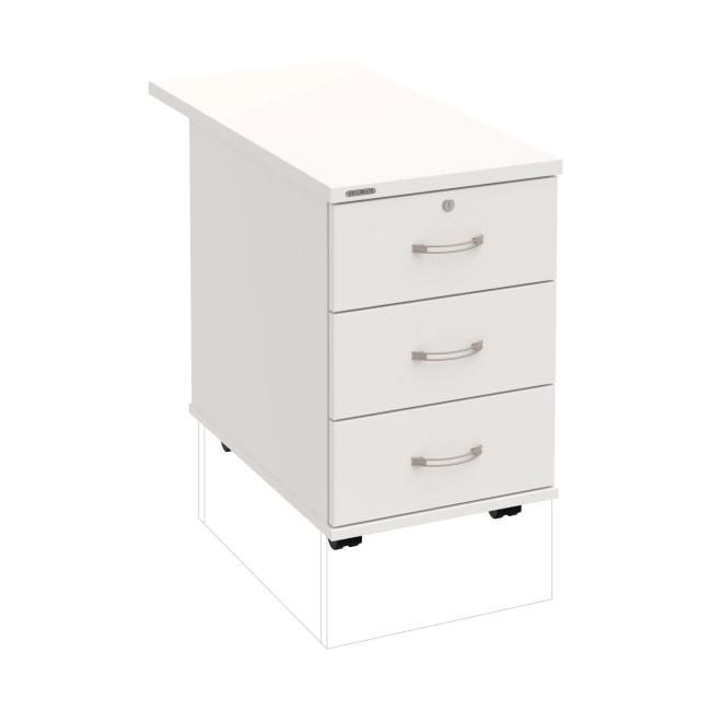 [ON400499] Hobis-Container, 40 x 60 x 80 cm, weiß/weiß