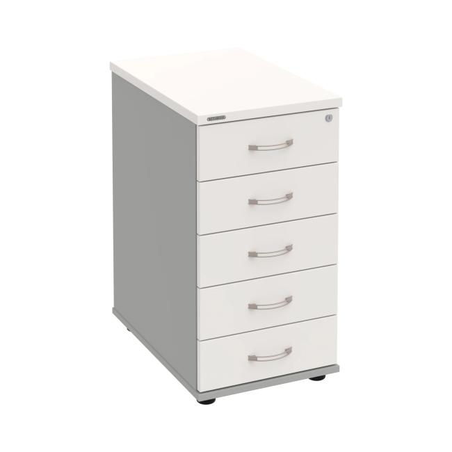 Hobis-Behälter, 40x75,5x60 cm, weiß/grau