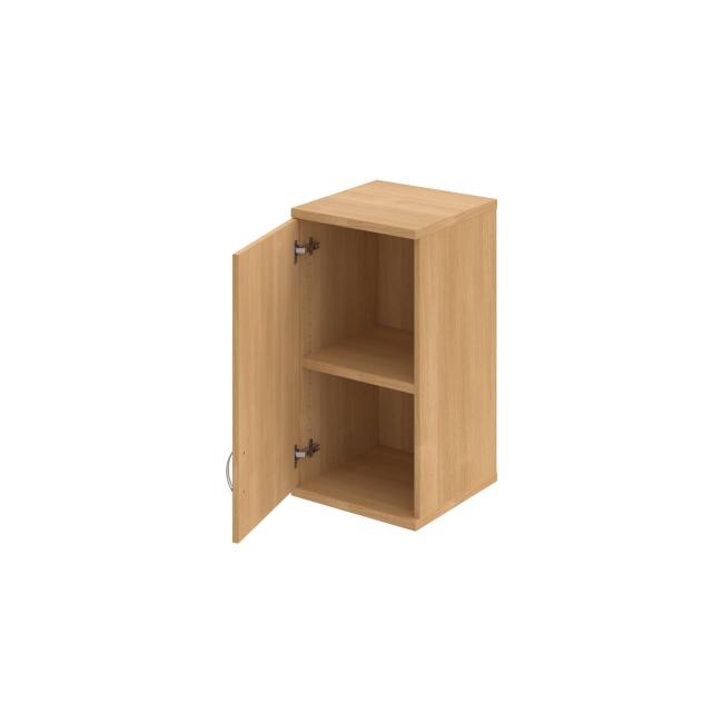Stabiler Regalschrank, L, oben, 40 x 76,8 x 40 cm, Eiche/Eiche