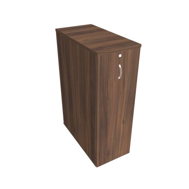 [ON401170] Hobis Schiebetür-Aktenschrank, abschließbar, L, 40 x 117,7 x 80 cm, Nussbaum