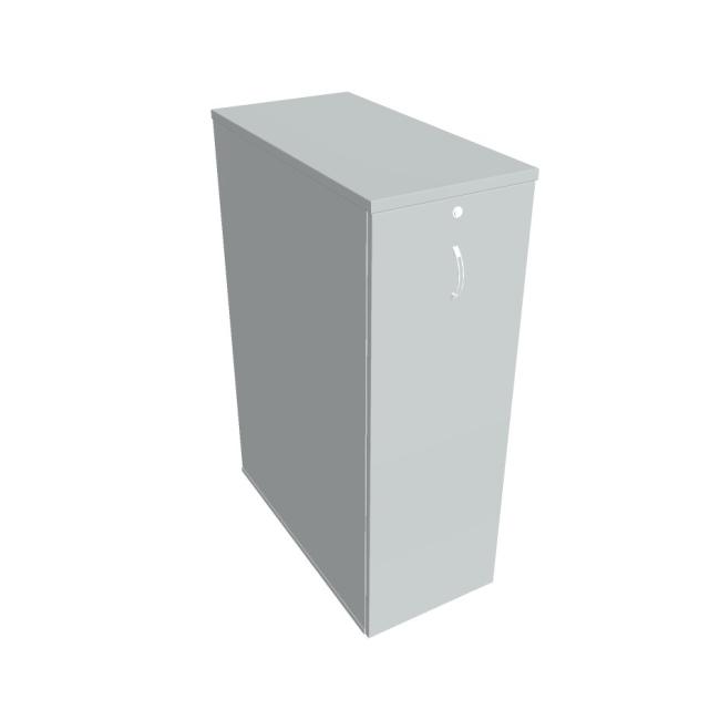 Hobis Schiebetür-Aktenschrank, abschließbar, L, 40 x 117,7 x 80 cm, grau