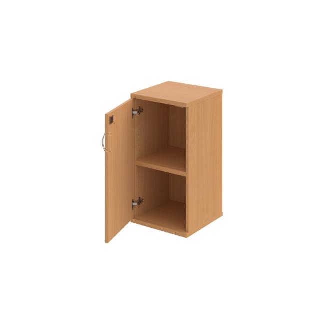 Stabiler Regalschrank, abschließbar, L, 40 x 76,8 x 40 cm, Buche/Buche