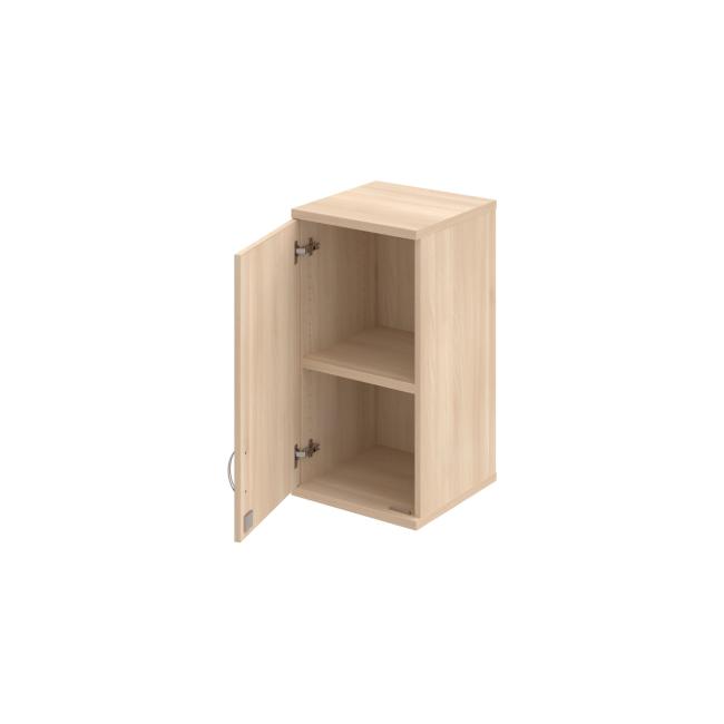 Stabiler Regalschrank, abschließbar, L, 40 x 76,8 x 40 cm, Akazie/Akazie