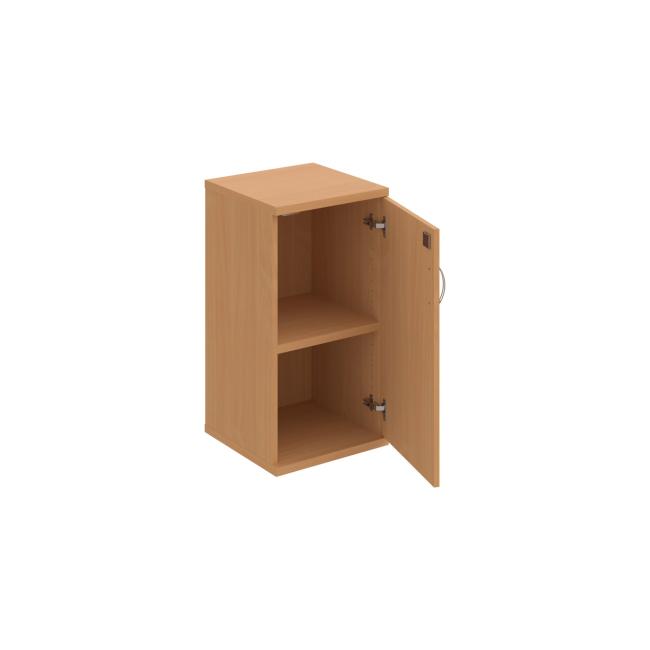 Stabiler Regalschrank, abschließbar, P, 40 x 76,8 x 40 cm, Buche/Buche