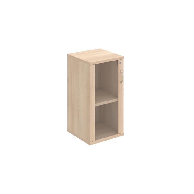 Stabiler Regalschrank, abschließbar, L, 40 x 76,8 x 40 cm, Akazie/Akazie