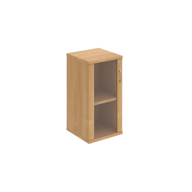 Stabiler Regalschrank, abschließbar, L, 40 x 76,8 x 40 cm, Eiche/Eiche