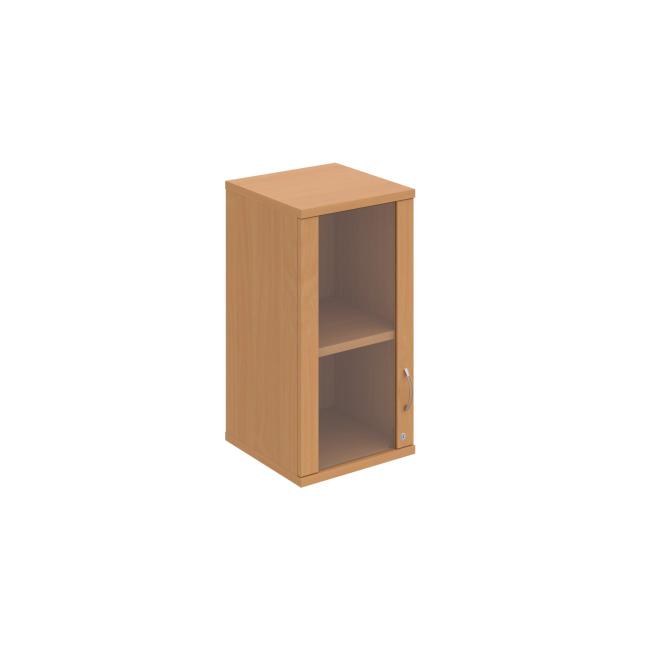 Stabiler Regalschrank, abschließbar, L, 40 x 76,8 x 40 cm, Buche/Buche