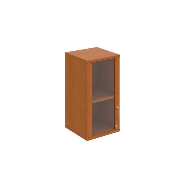 [ON401855] Stabiler Regalschrank, abschließbar, L, 40 x 76,8 x 40 cm, Kirsche/Kirsche