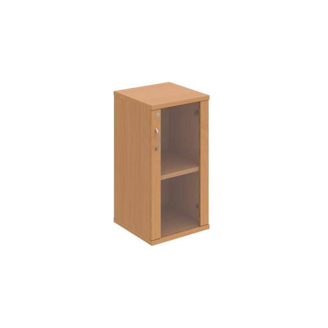 Stabiler Regalschrank, abschließbar, P, 40 x 76,8 x 40 cm, Buche/Buche
