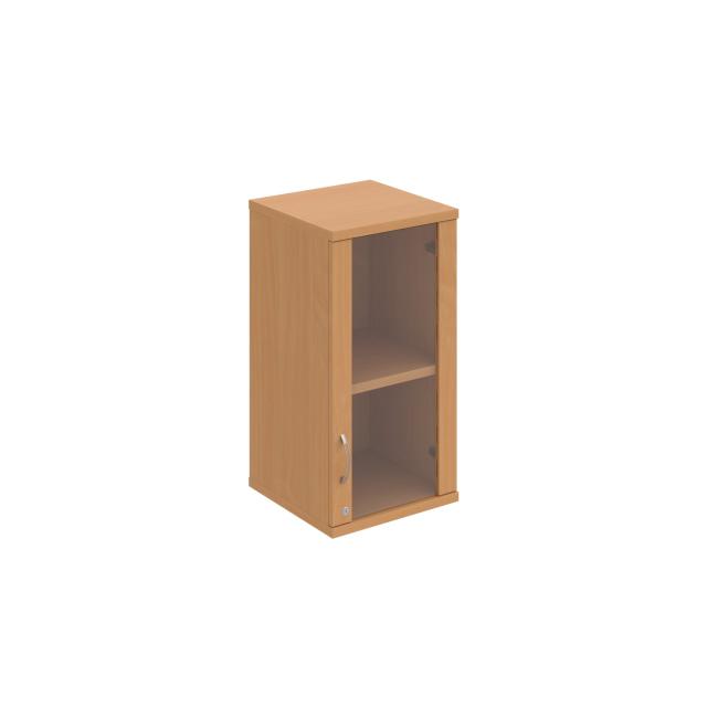 Stabiler Regalschrank, abschließbar, P, 40 x 76,8 x 40 cm, Buche/Buche