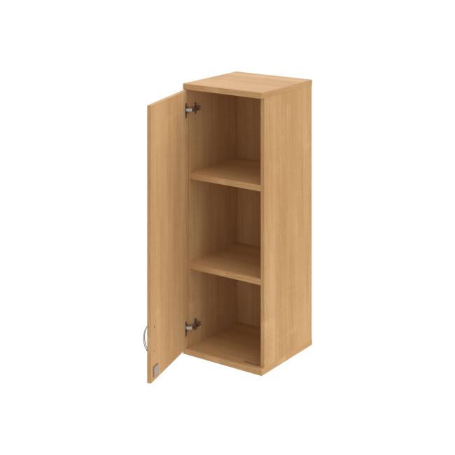 Stabiler Regalschrank, abschließbar, L, 40 x 115,2 x 40 cm, Eiche/Eiche