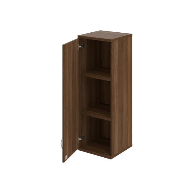 Stabiler Regalschrank, abschließbar, L, 40 x 115,2 x 40 cm, Nussbaum/Nussbaum