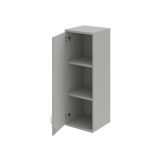 Stabiler Regalschrank, abschließbar, L, 40 x 115,2 x 40 cm, grau/grau
