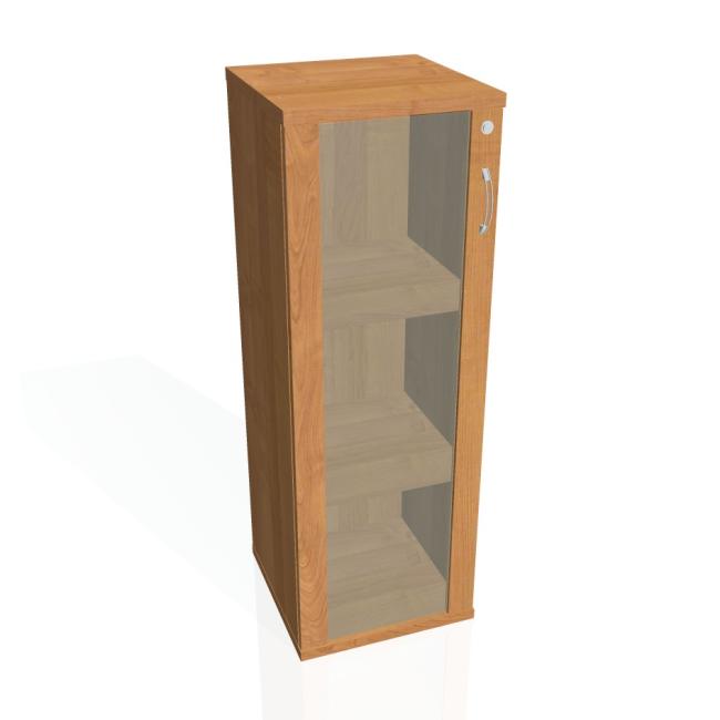Stabiler Regalschrank, abschließbar, L, 40 x 115,2 x 40 cm, Erle/Erle