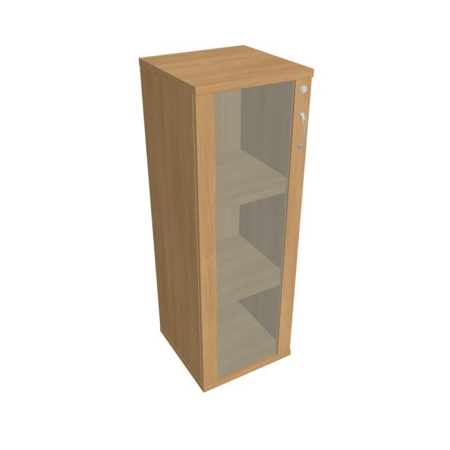 Stabiler Regalschrank, abschließbar, L, 40 x 115,2 x 40 cm, Eiche/Eiche