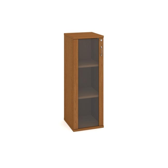 Stabiler Regalschrank, abschließbar, L, 40 x 115,2 x 40 cm, Kirsche/Kirsche