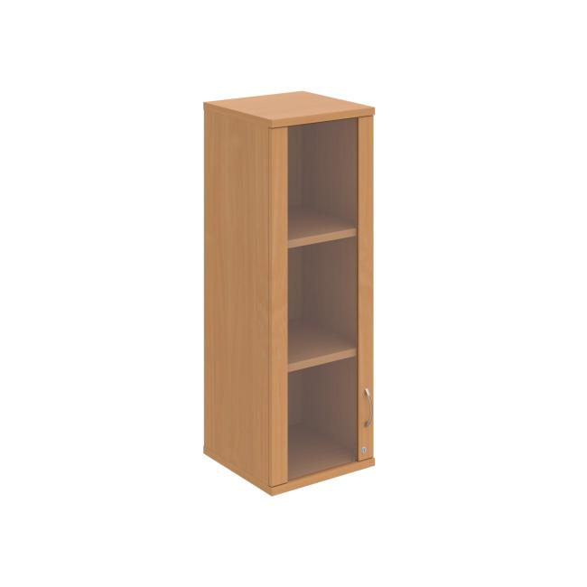 Stabiler Regalschrank, abschließbar, L, 40 x 115,2 x 40 cm, Buche/Buche