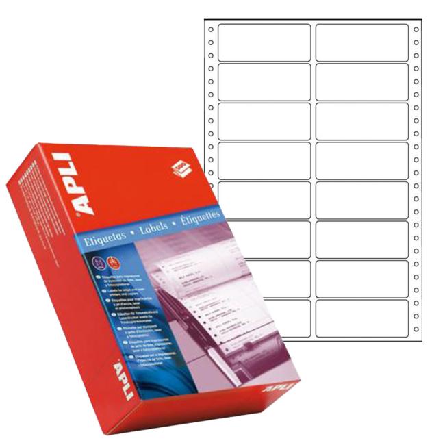 Tabellenetiketten 89x36,1mm APLI 2 Zeilen