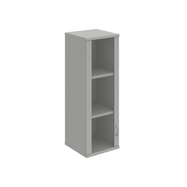 Stabiler Regalschrank, abschließbar, L, 40 x 115,2 x 40 cm, grau/grau