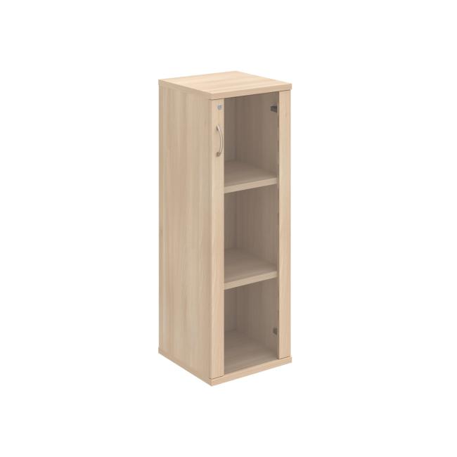 [ON402711] Stabiler Regalschrank, abschließbar, L, 40 x 115,2 x 40 cm, Akazie/Akazie