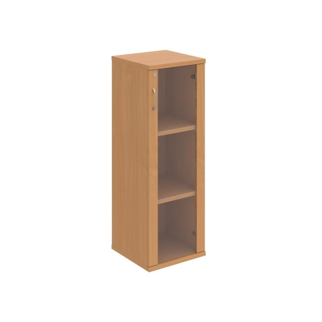 Stabiler Regalschrank, abschließbar, P, 40 x 115,2 x 40 cm, Buche/Buche