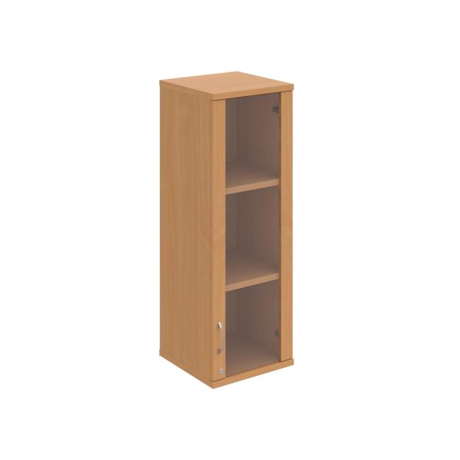 Stabiler Regalschrank, abschließbar, P, 40 x 115,2 x 40 cm, Buche/Buche