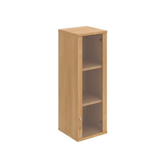 [ON402844] Stabiler Regalschrank, abschließbar, P, 40 x 115,2 x 40 cm, Eiche/Eiche