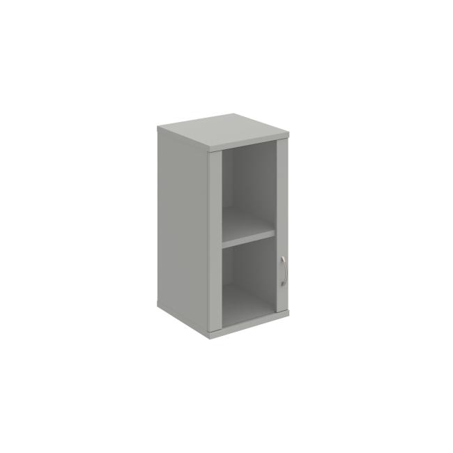 Stabiler Regalschrank, L, oben, 40x76,8x40 cm, grau/grau