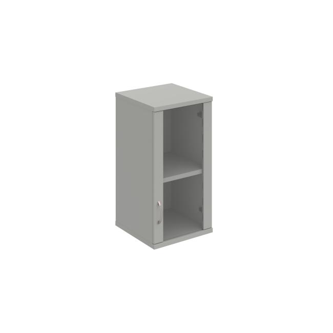 Stabiler Regalschrank, P, oben, 40x76,8x40 cm, grau/grau