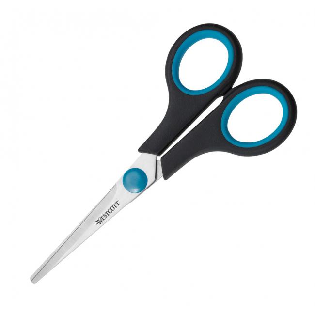 Westcott Easy Grip Schere 14 cm blau-schwarz