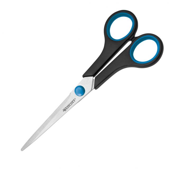 Westcott Easy Grip Schere 18 cm blau-schwarz