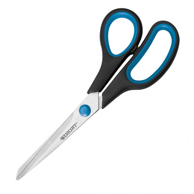 Westcott Easy Grip Schere 21 cm blau-schwarz
