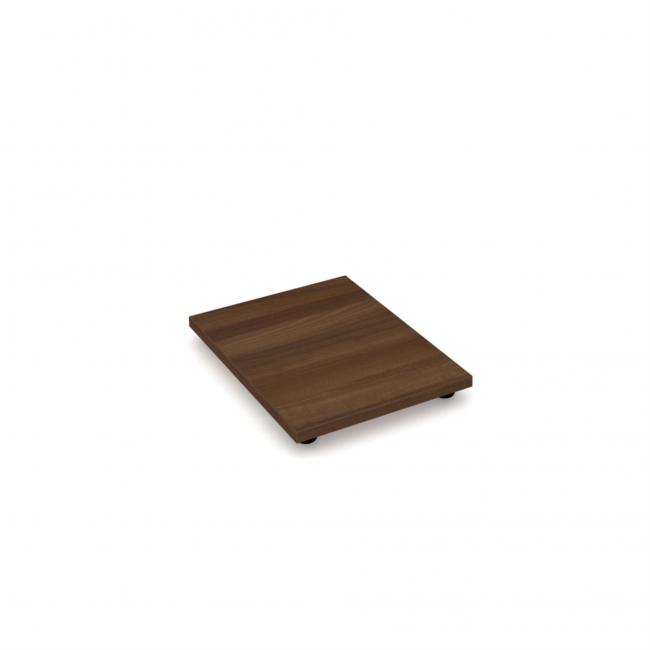Nivellierboden für OP-Aktenschrank, 41,6 x 64 cm, Walnuss