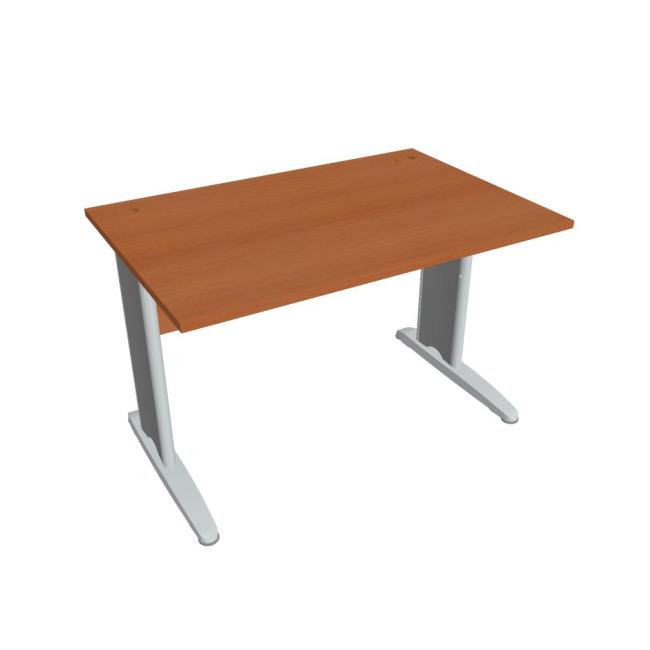 [ON412052] Schreibtisch Cross, 120 x 75,5 x 80 cm, Kirsche/Metall