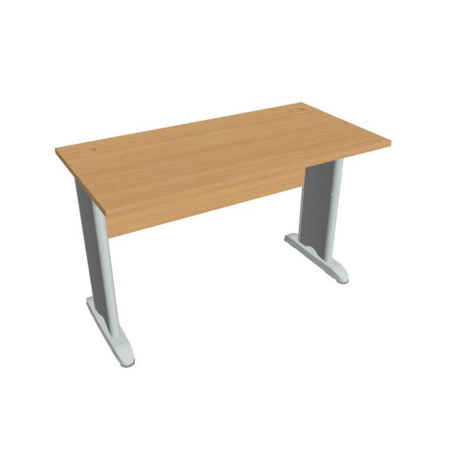 [ON412122] Schreibtisch Cross, 120 x 75,5 x 60 cm, Buche/Metall