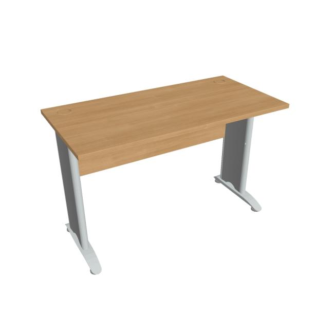 [ON412142] Schreibtisch Cross, 120 x 75,5 x 60 cm, Eiche/Metall